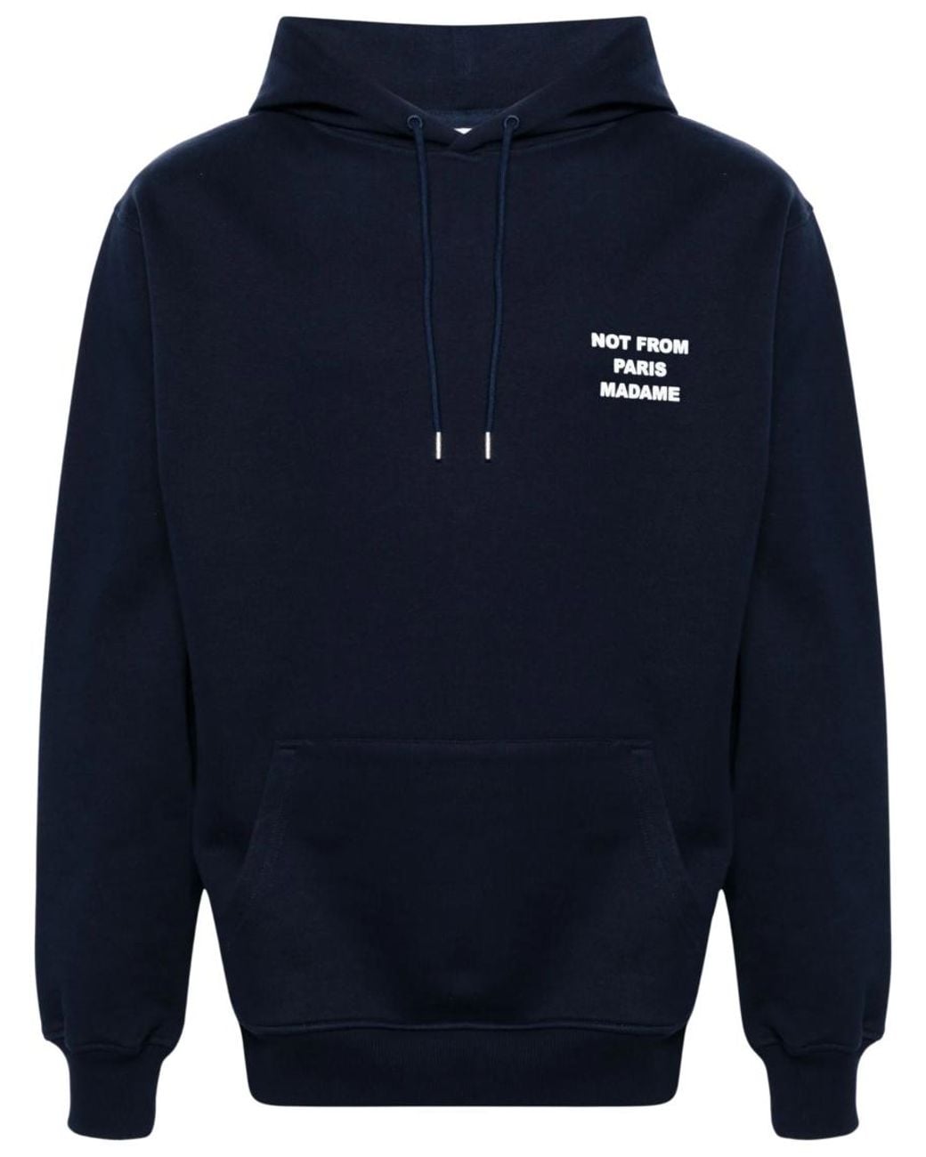 Drole de Monsieur Blue Relaxed Hoodie for men