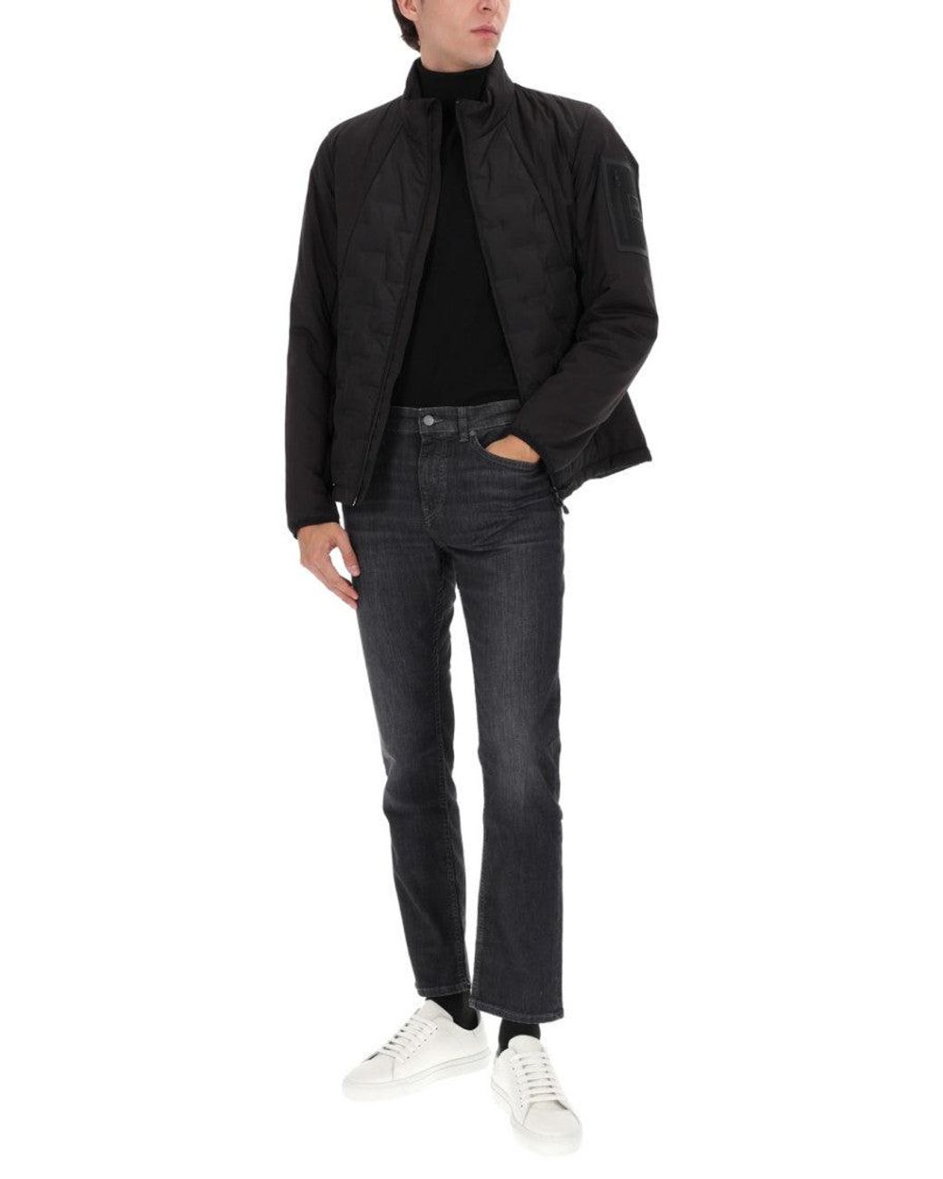 Boss Black Quilted Jacket for men