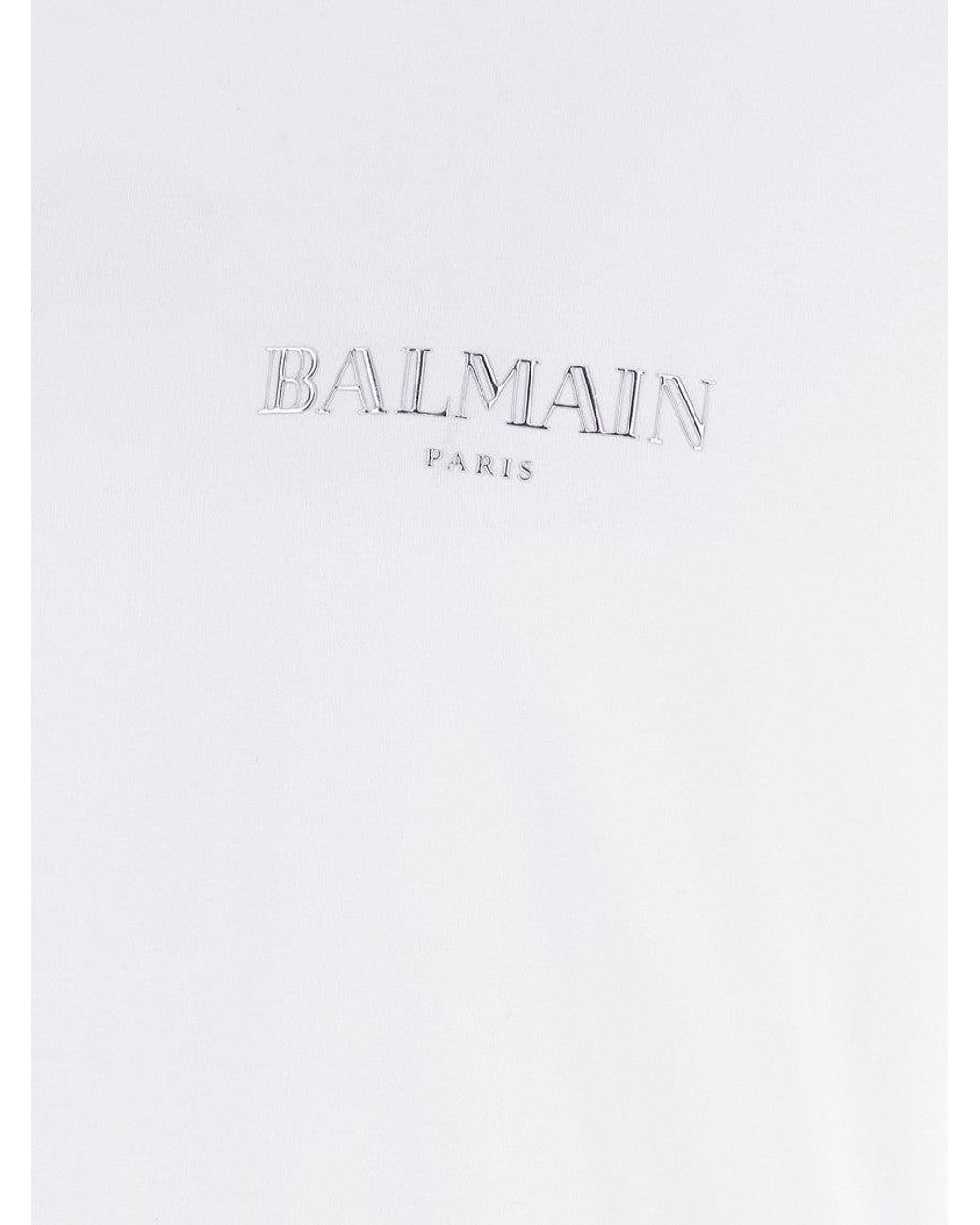Balmain White Vintage' T-Shirt for men