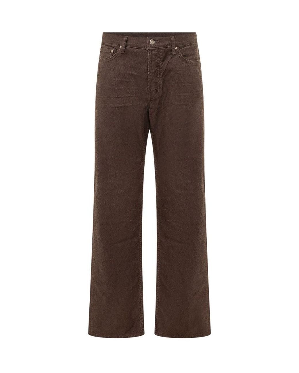 Tom Ford Brown Solid Straight Jeans for men