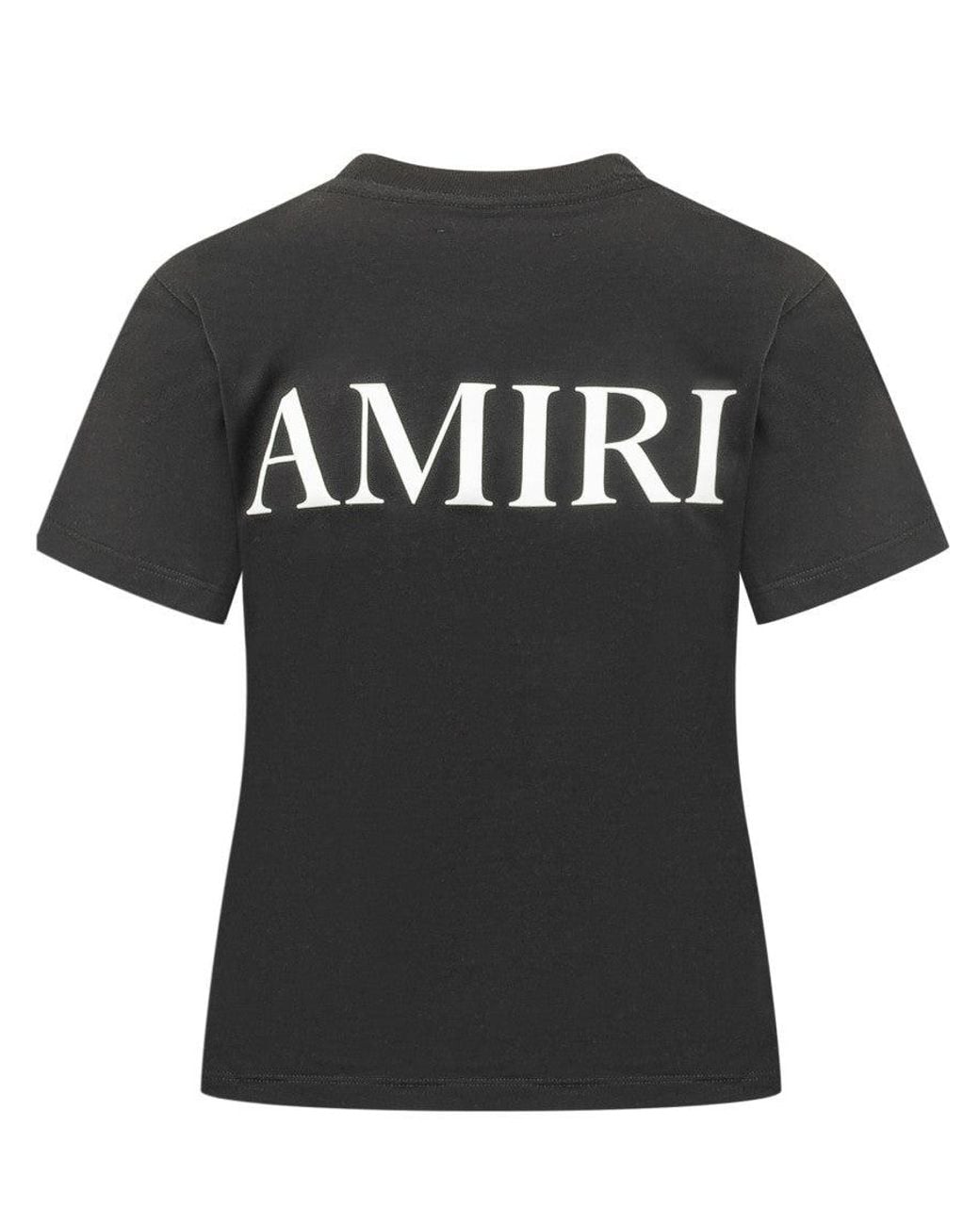 Amiri Black Logo Crew Neck T-Shirt