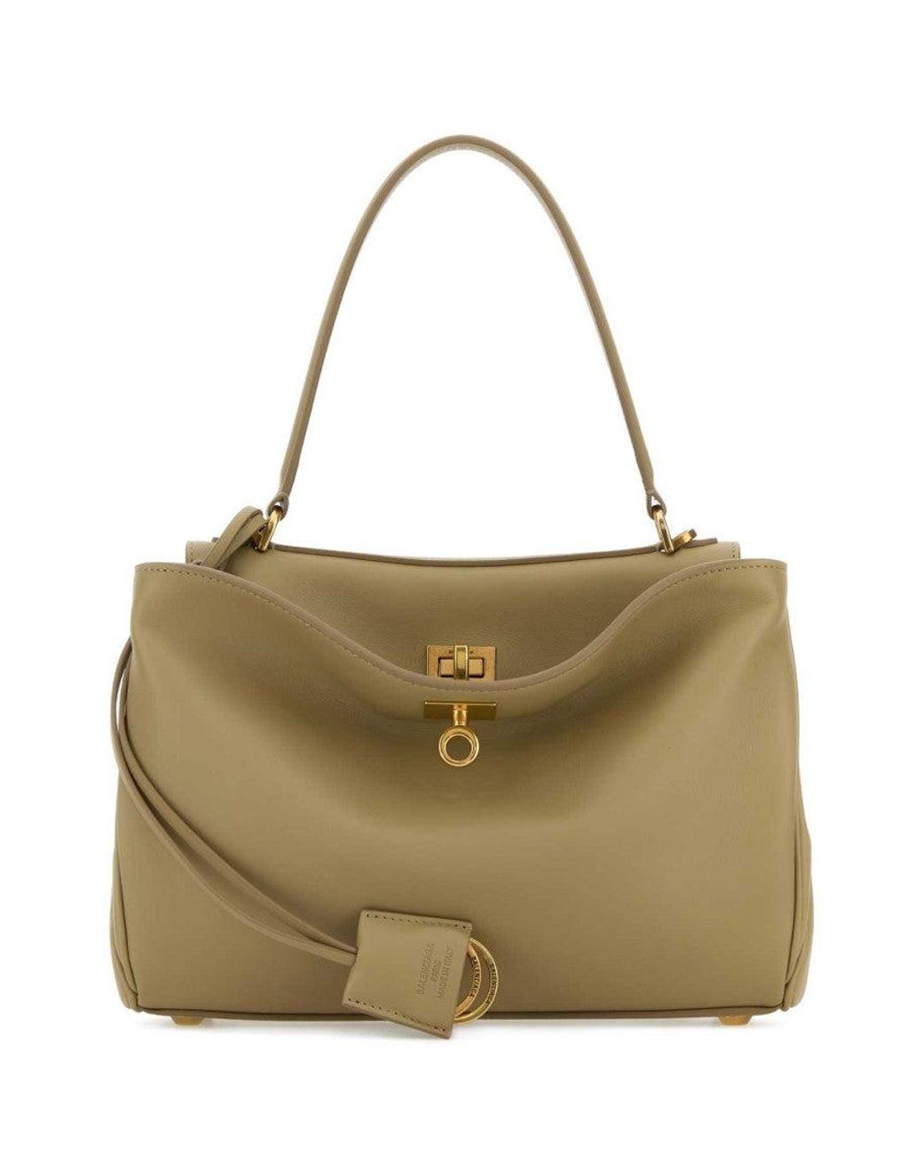 Balenciaga Metallic Sage Rodeo Small Shoulder Bag