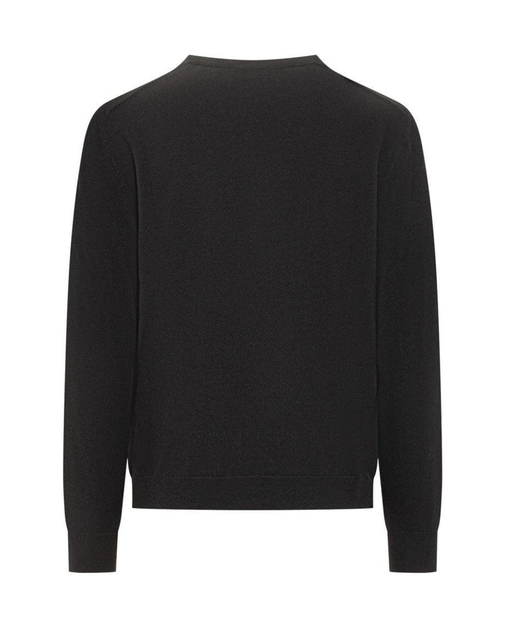 Etro Black Crew Neck Sweaters for men