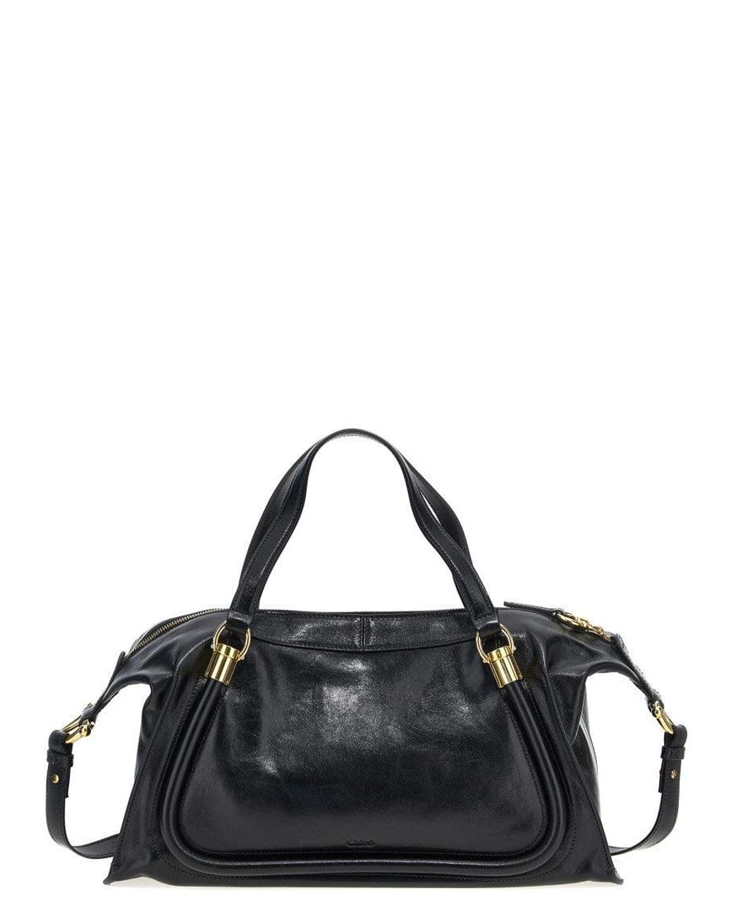 Chloé Black 'Paraty 24' Satchel Bag