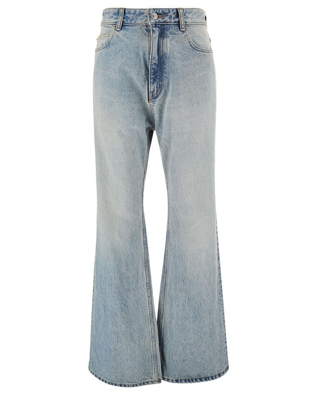 Balenciaga Blue Light Flared Jeans