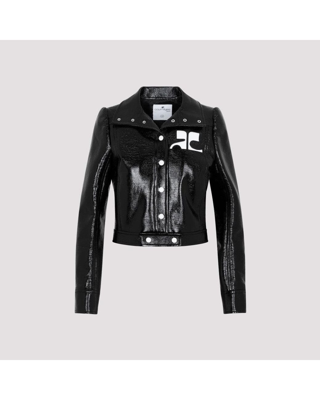 Courreges Black Logo Jacket