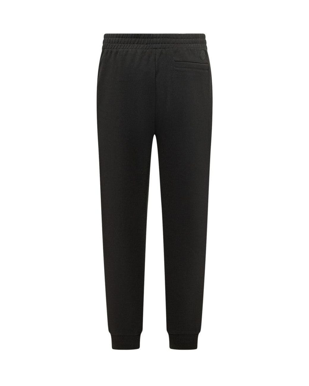 Moncler Black Regular Joggers Pants for men