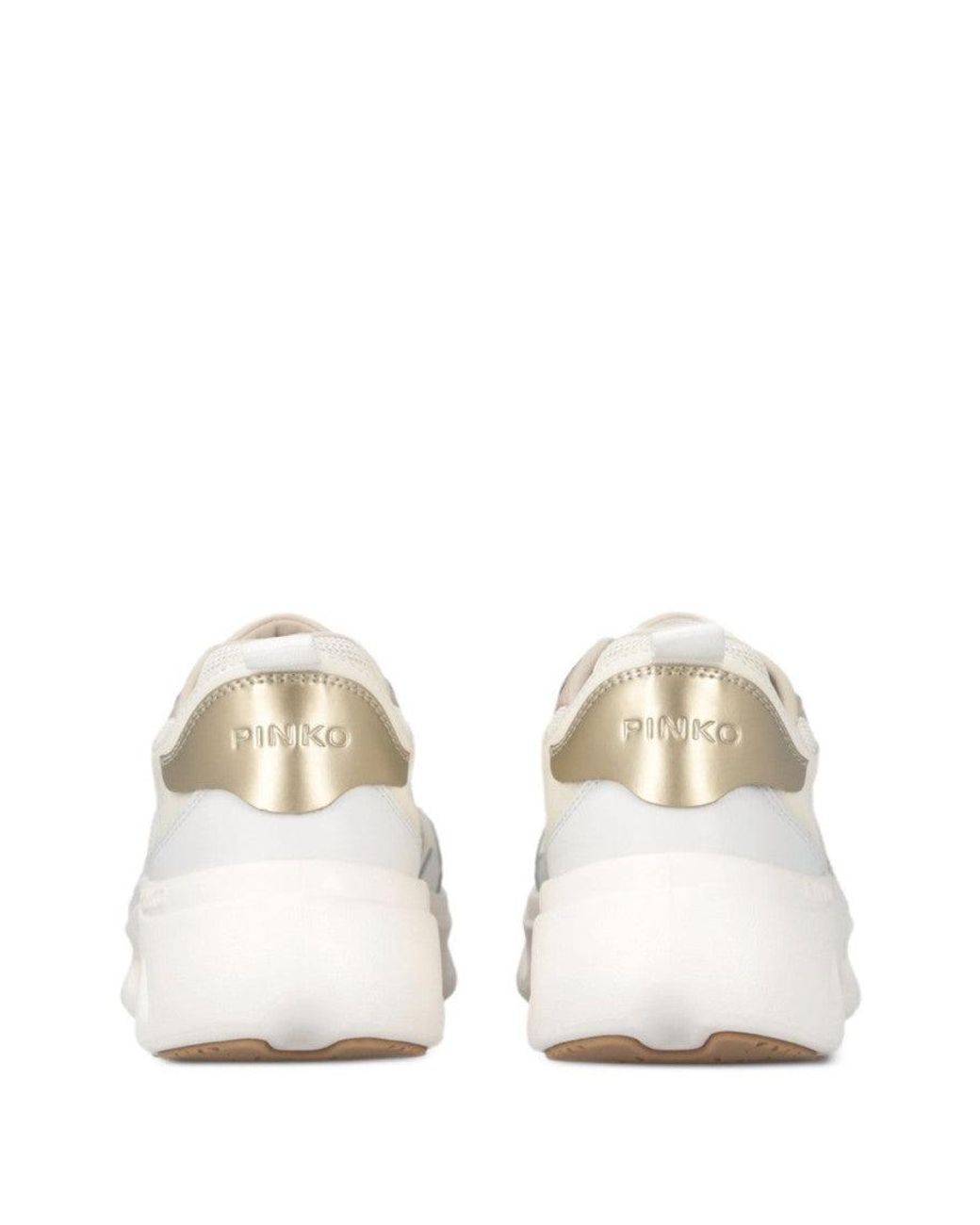 Pinko White Logo Sneakers