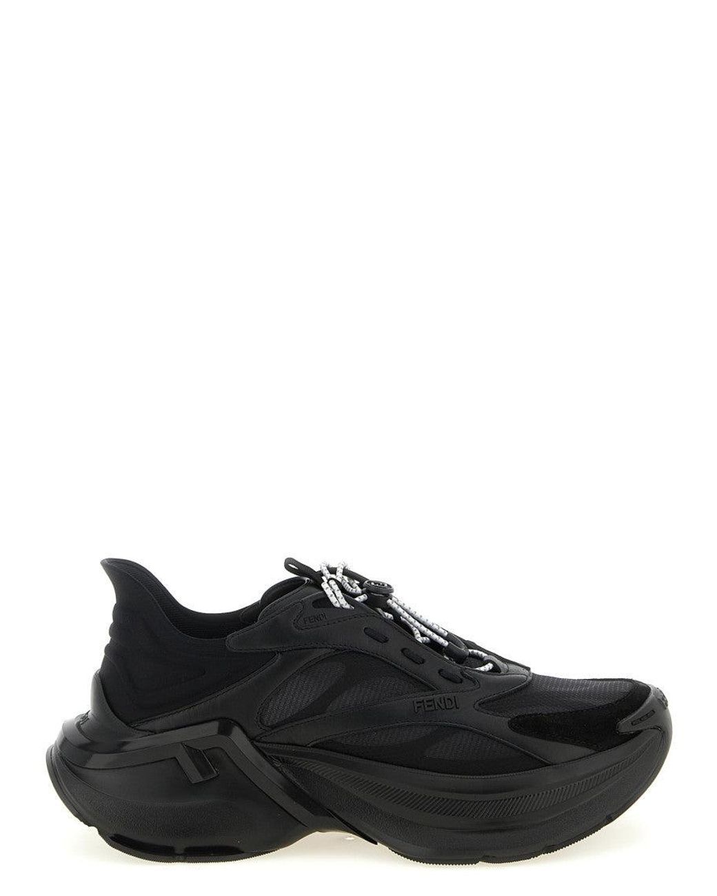 Fendi Black Logo Sneakers