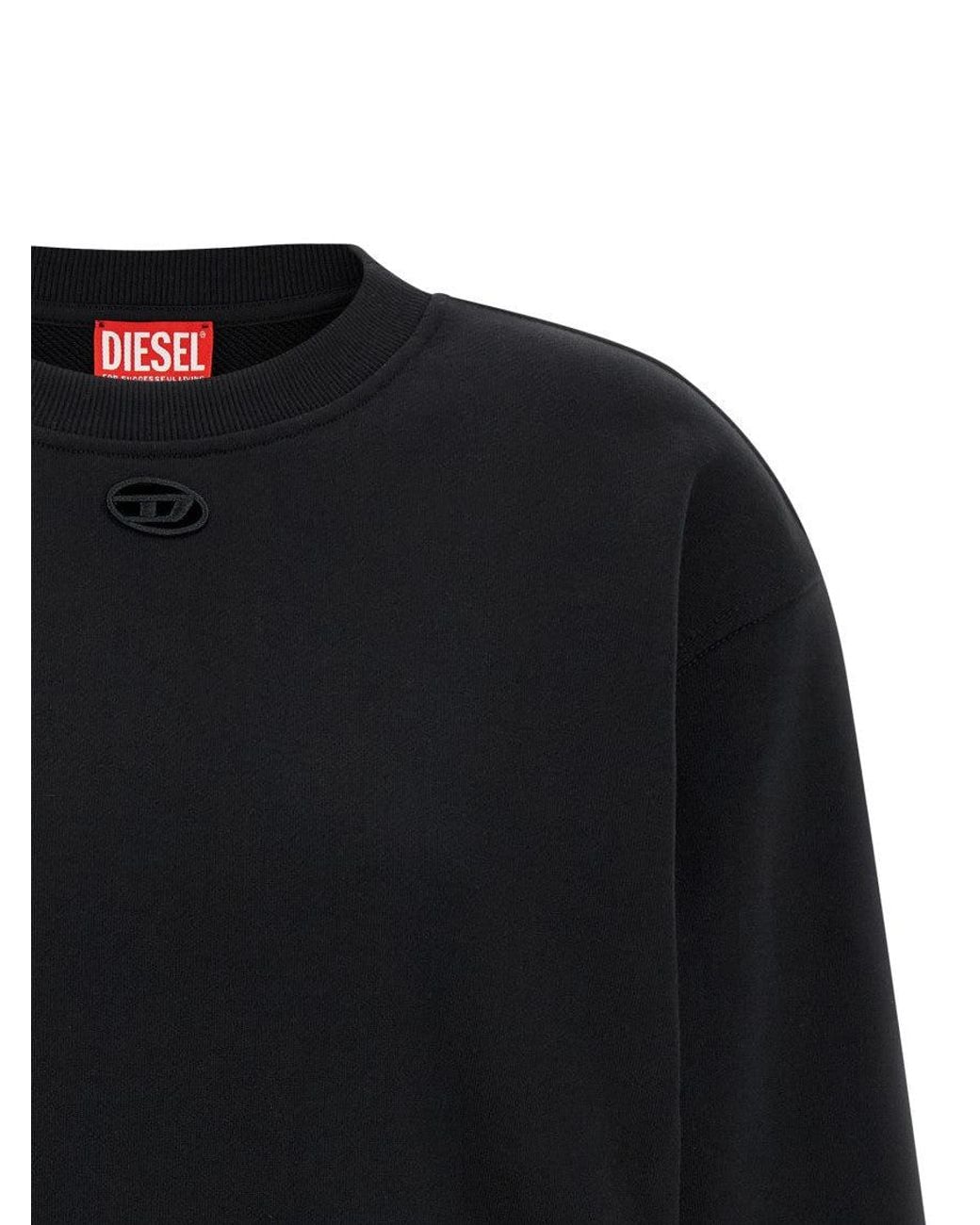 DIESEL Black 'F-Normy-Od' Sweatshirt