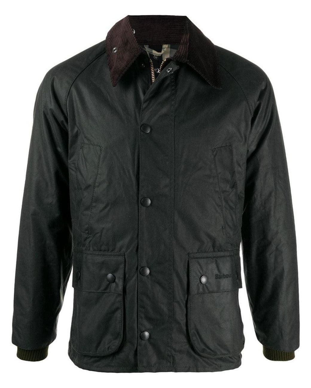 Barbour Black Dark Multiple-Pocket Jacket for men