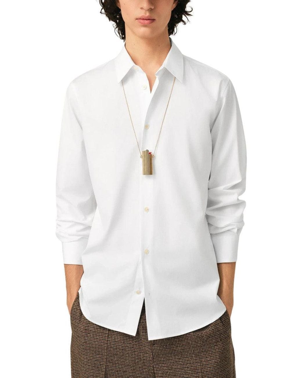 AMI White Regular Shirt for men