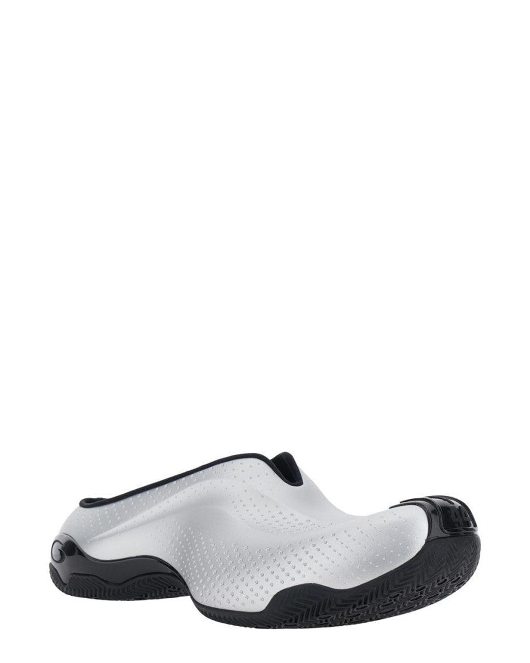 Balenciaga White Slip-On Mules for men