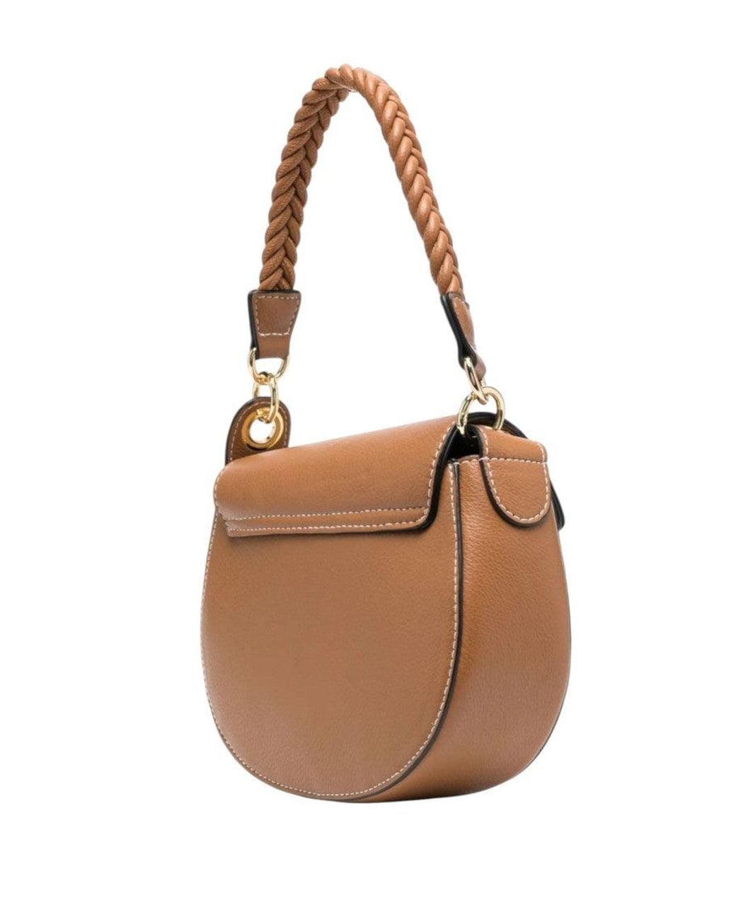 Love Moschino Brown Logo Small Shoulder Bag