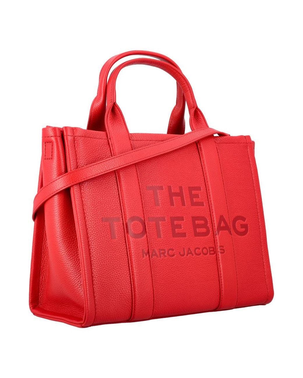 Marc Jacobs Red The Top Zip Medium Tote