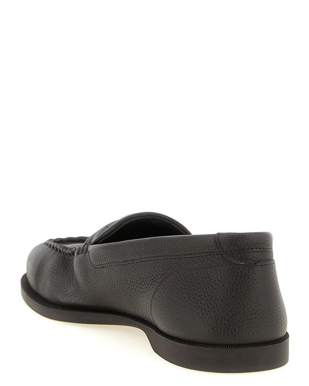 John Lobb Black 'Pace' Loafers for men