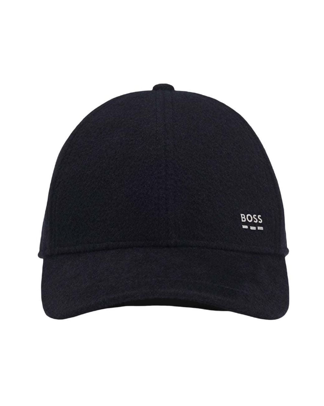Boss Blue Dark Logo Baseball Cap for men