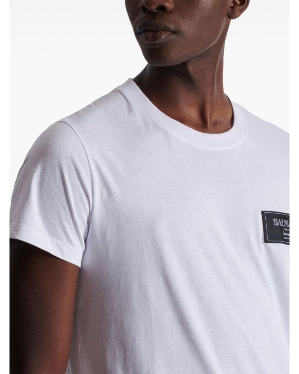 Balmain White T-Shirts for men