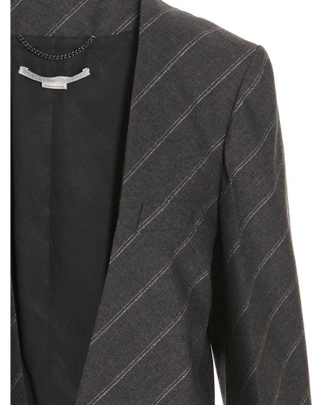 Stella McCartney Black Collarless Jacket