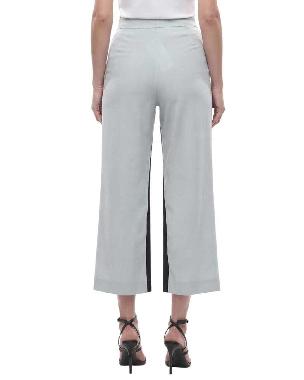 Stella McCartney Blue Flat Front Pant