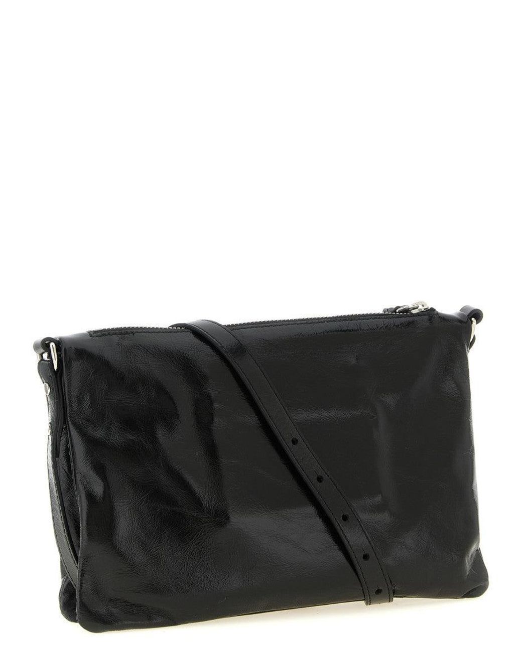 Isabel Marant Black Calfskin Crossbody Bag
