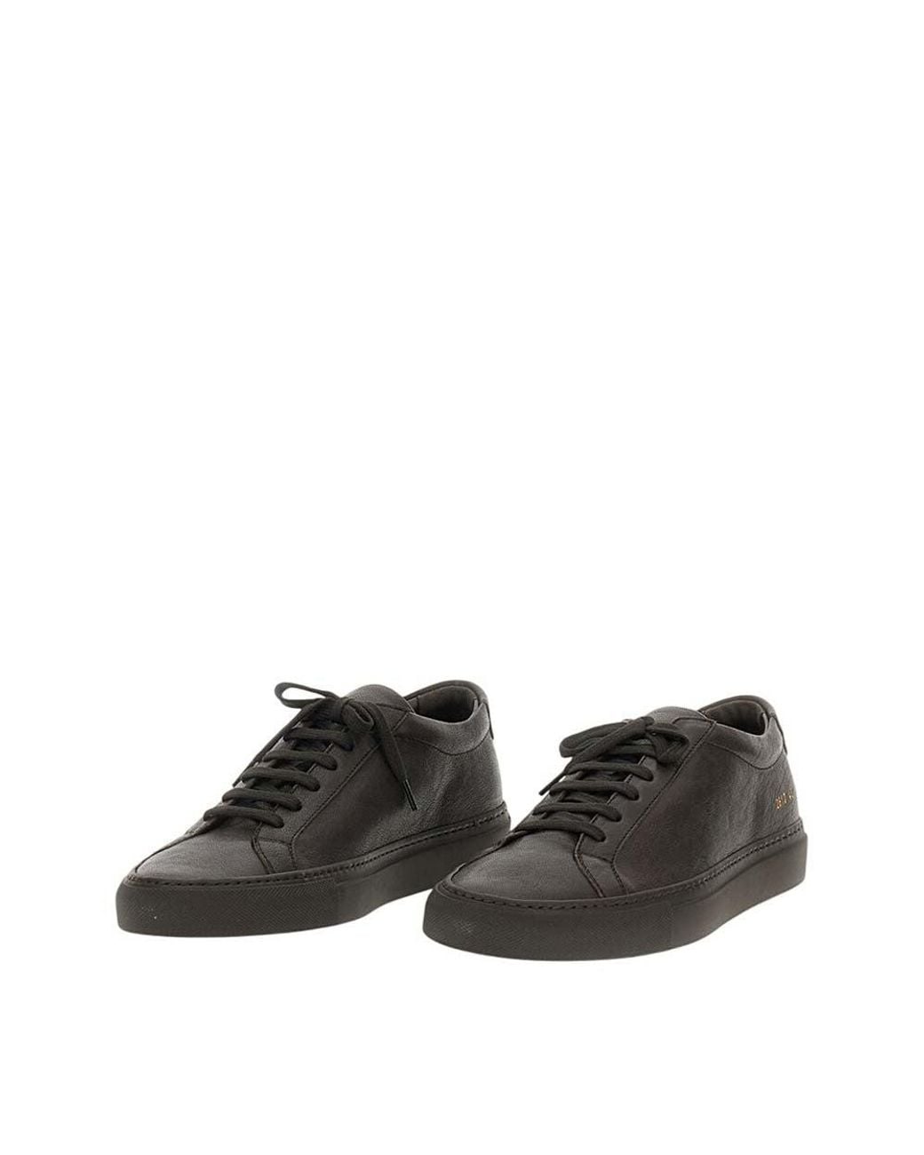 Common Projects Black Dark Achille Premium Sneakers for men