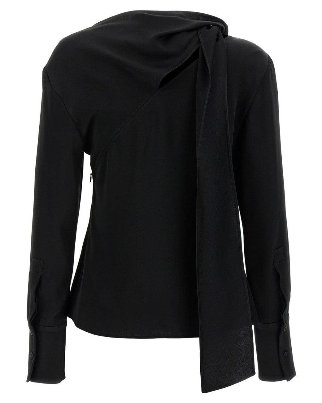 Givenchy Black Viscose Blouse