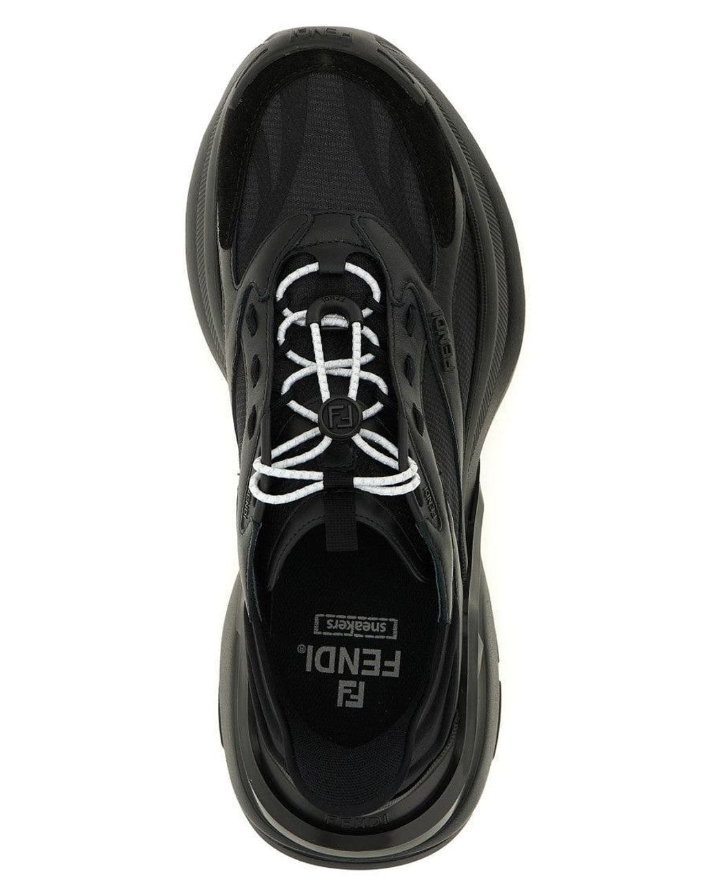 Fendi Black Logo Sneakers