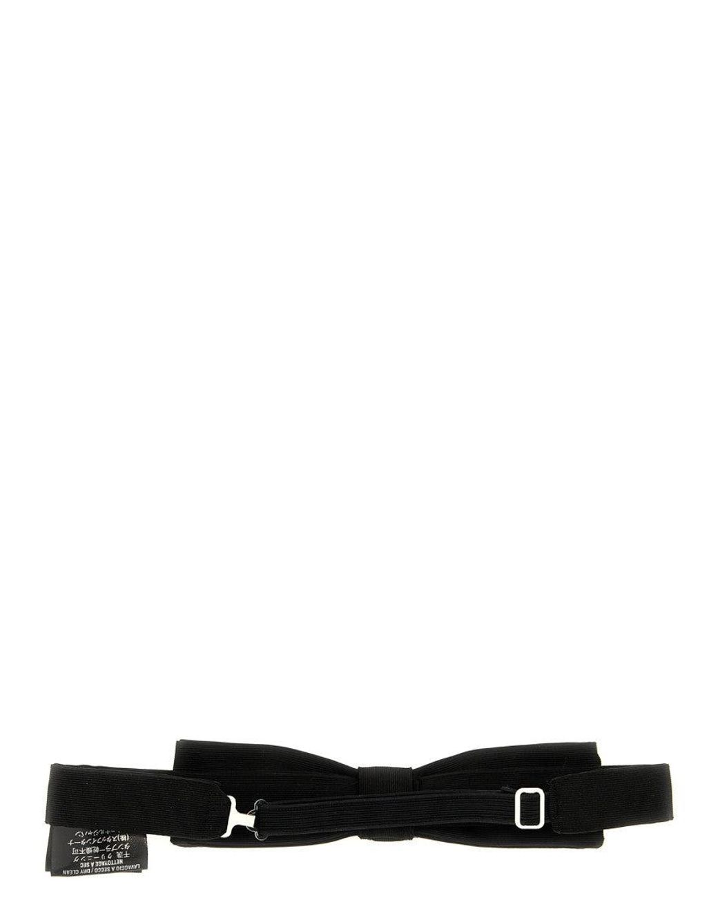 DSquared² Black Solid Bowtie for men