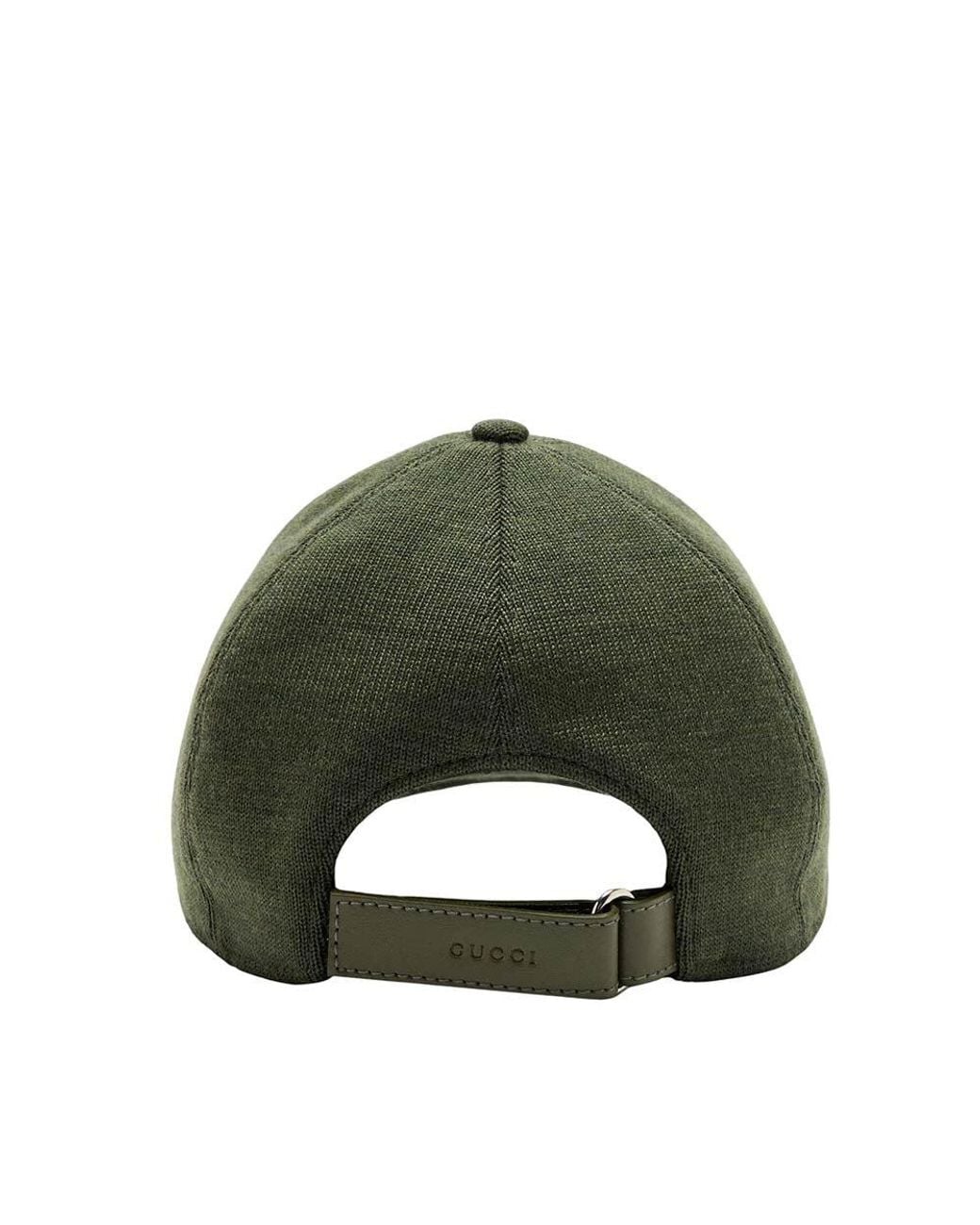 Gucci Green Logo Baseball Cap for men