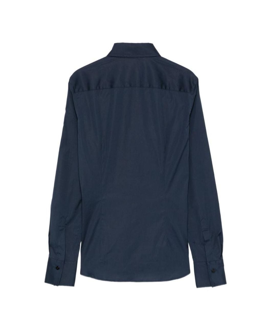 Xacus Blue Regular Solid Shirt