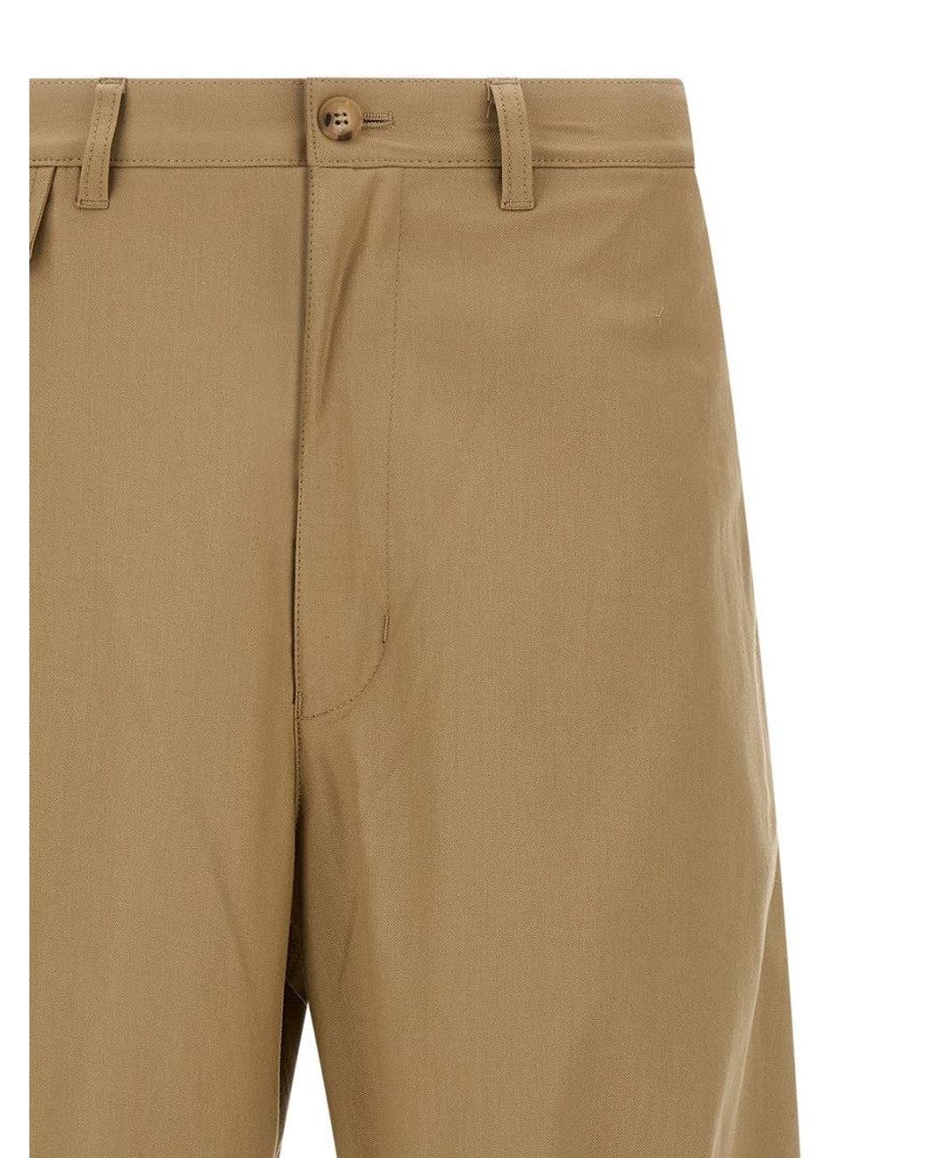 Comme des Garçons Natural Curved Leg Pants for men
