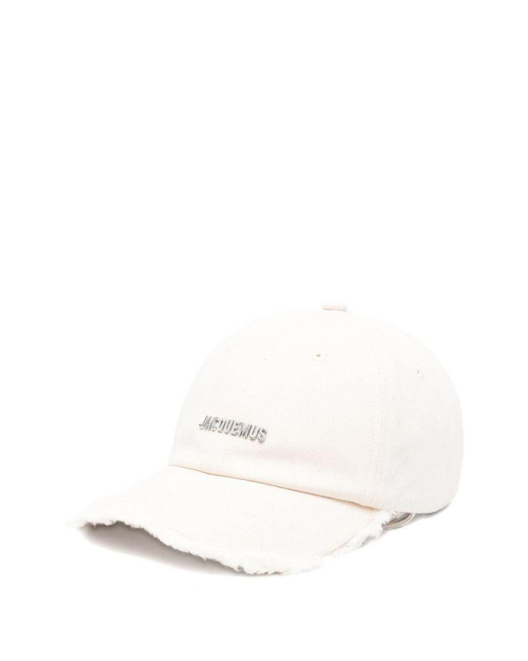 Jacquemus White La Casquette Artichaut Hat