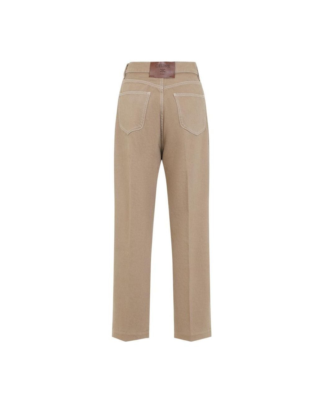 Céline Natural Straight High Rise Jeans