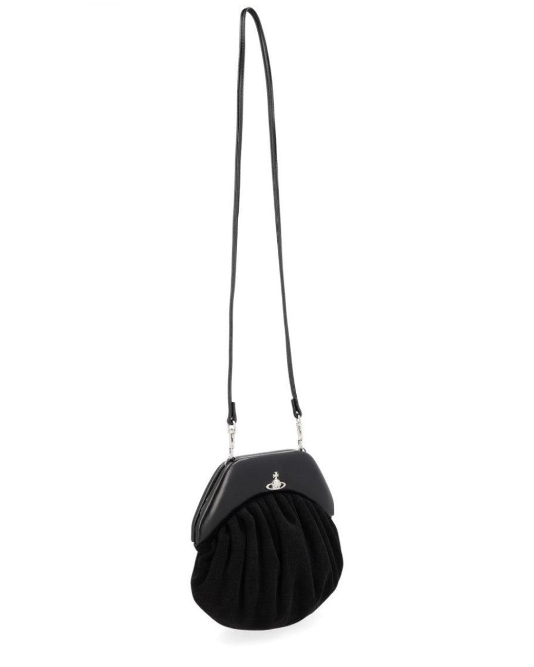 Vivienne Westwood Black Brooke Small Crossbody Bag