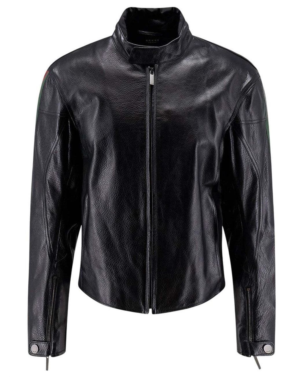 Gucci Black Regular Solid Jacket for men