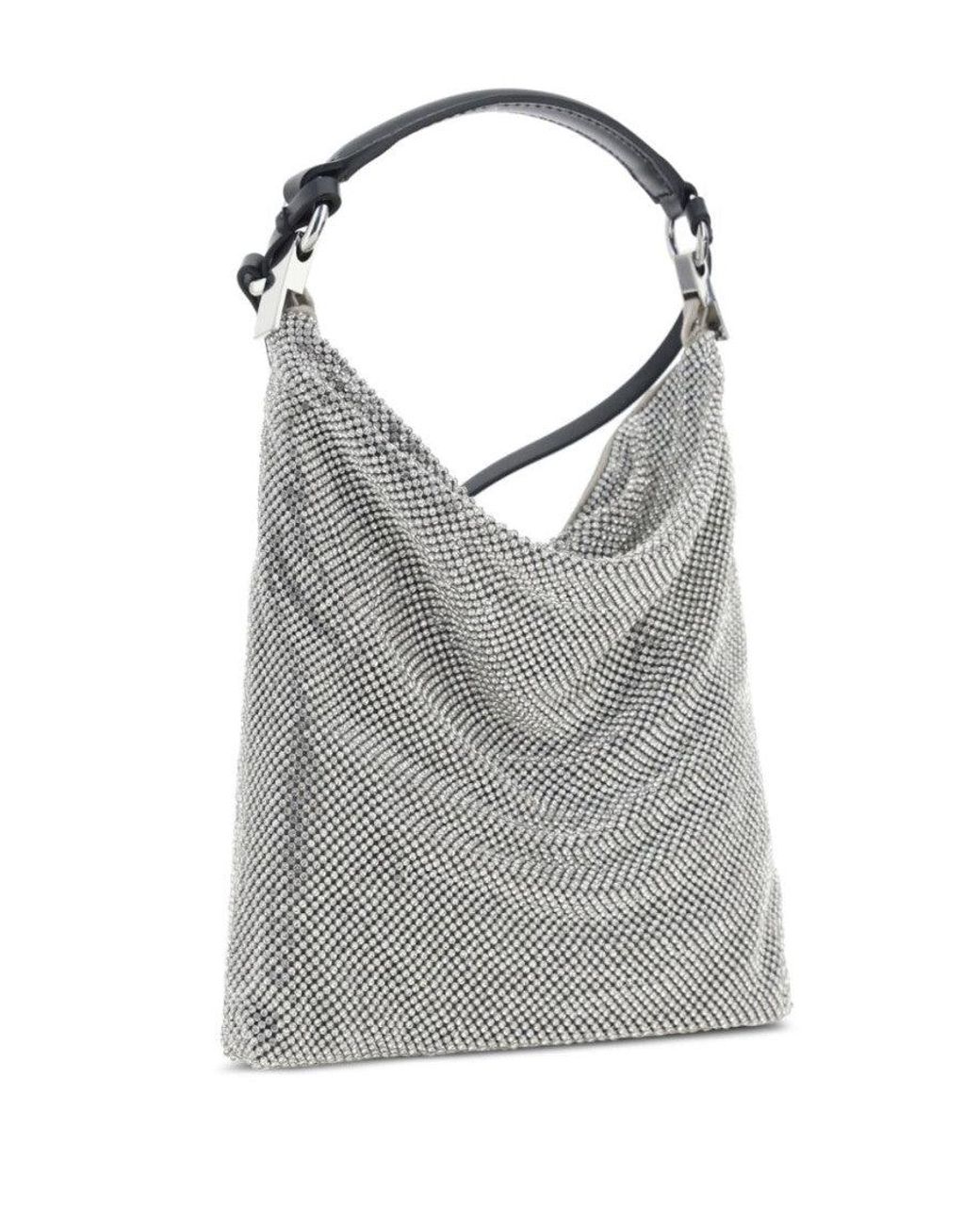 Benedetta Bruzziches Gray Bella Ciao Shoulder Bag