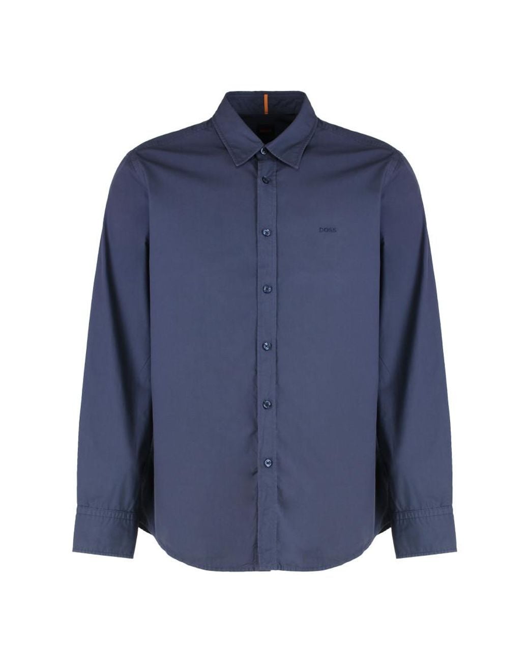 Boss Blue Regular Logo Shirt for men