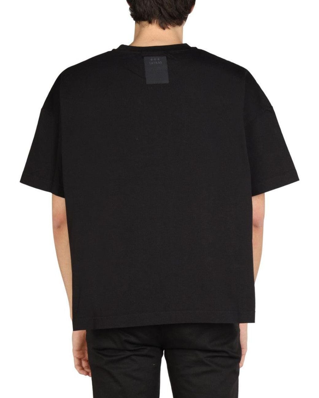 Tatras Black Crew Neck T-Shirt for men