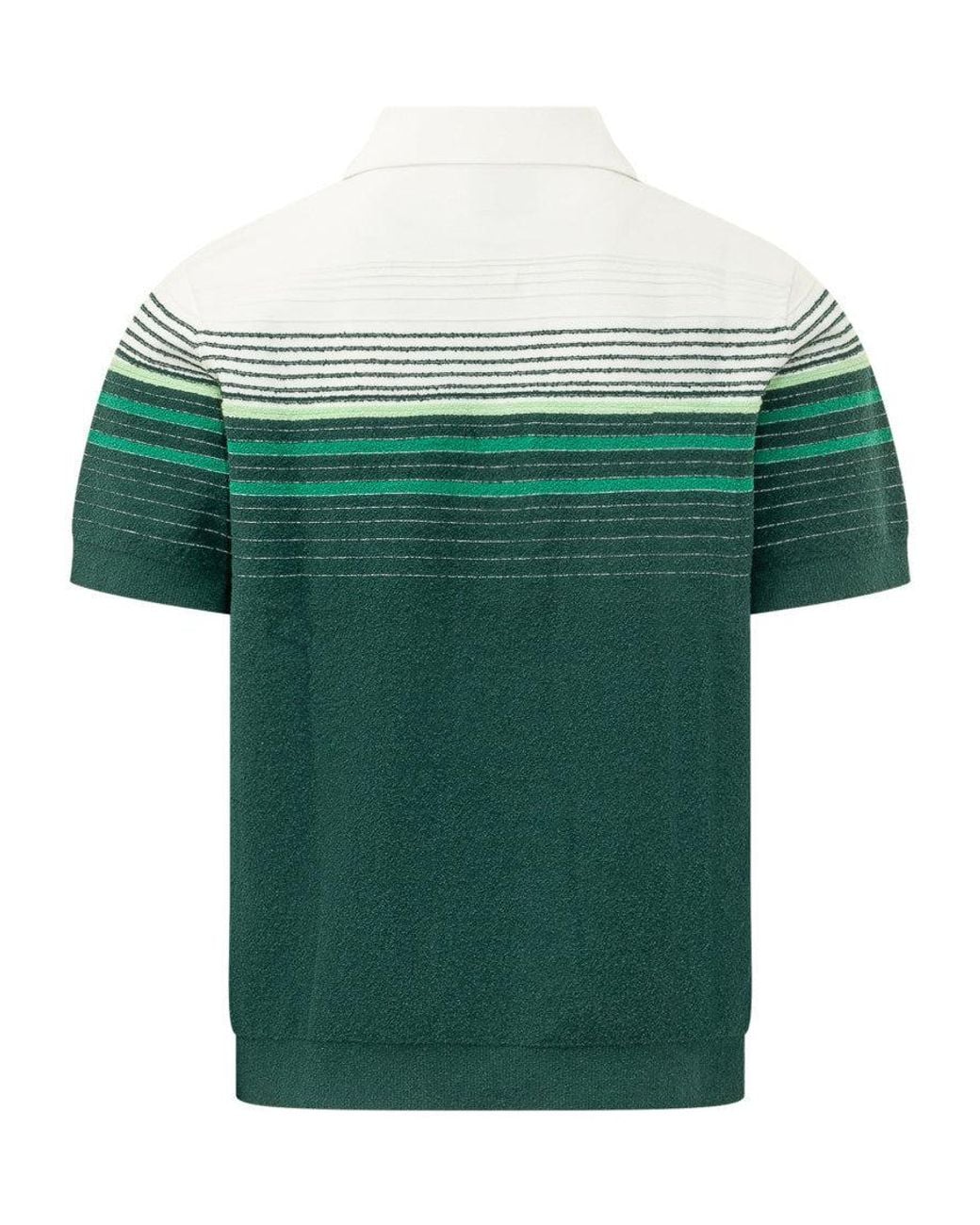 Casablanca Green Shirt Collar Polo for men