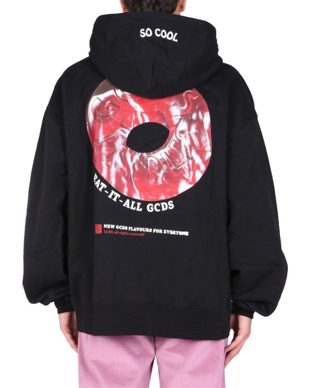 Gcds Black Edibles" Sweatshirt for men