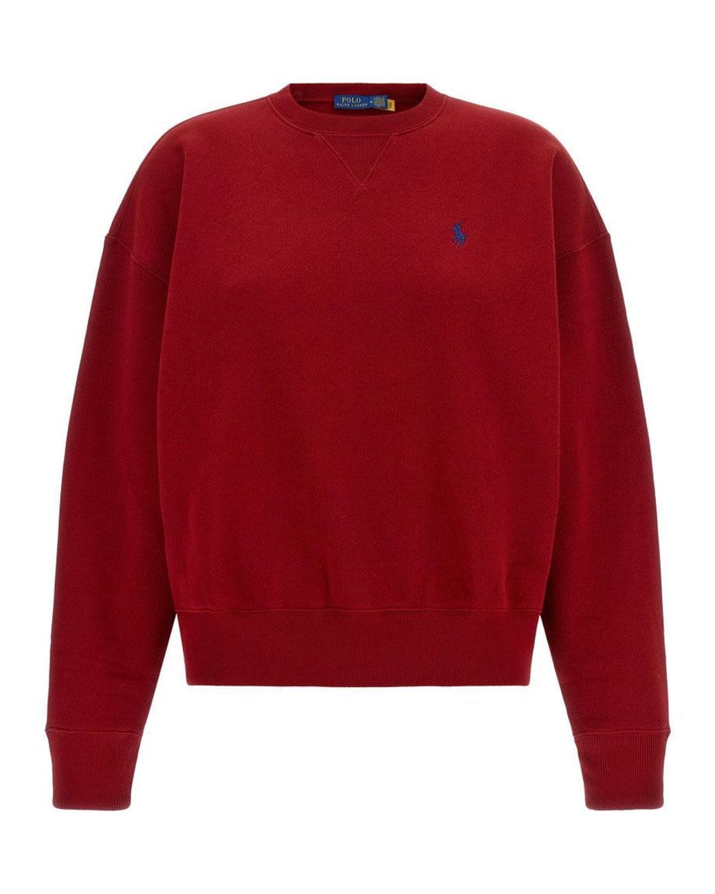 Polo Ralph Lauren Red Logo Sweatshirt