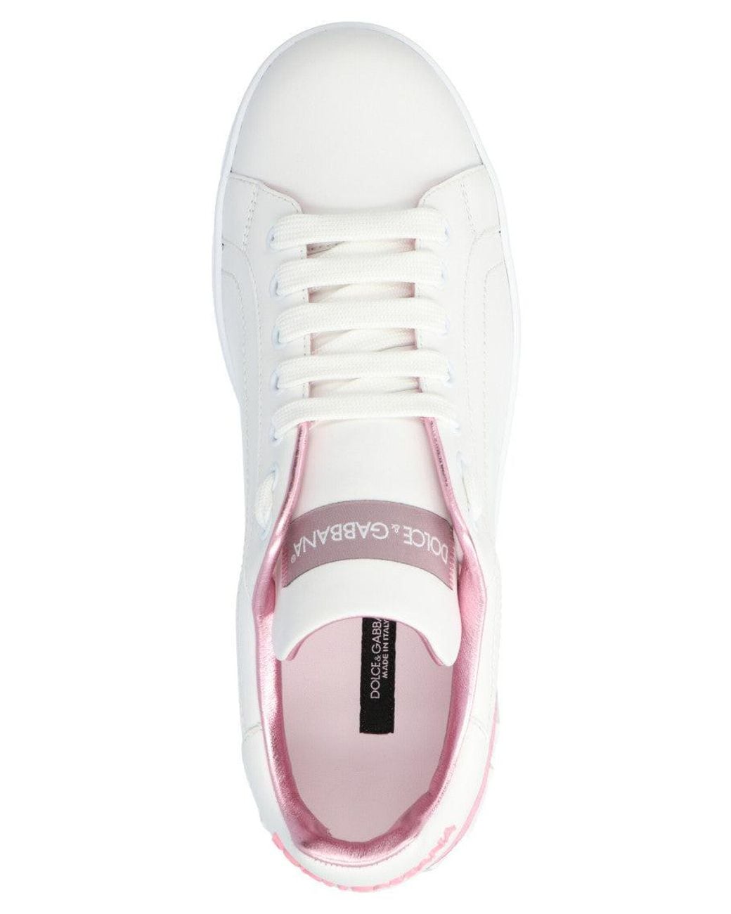 Dolce & Gabbana White Portofino Sneakers