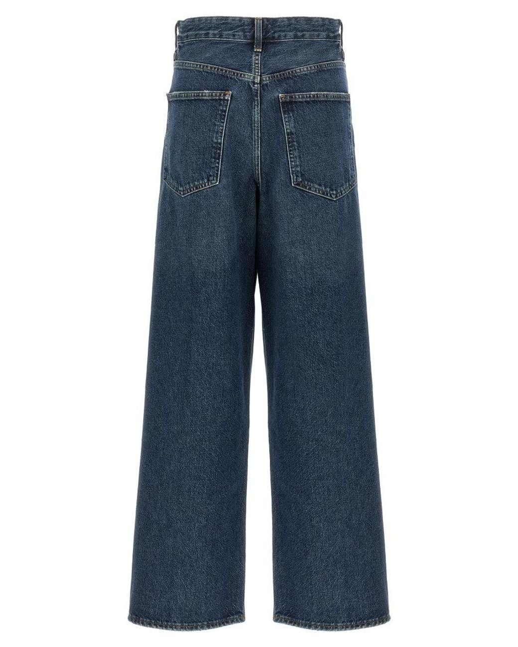 Agolde Blue 'Vana Fold' Jeans