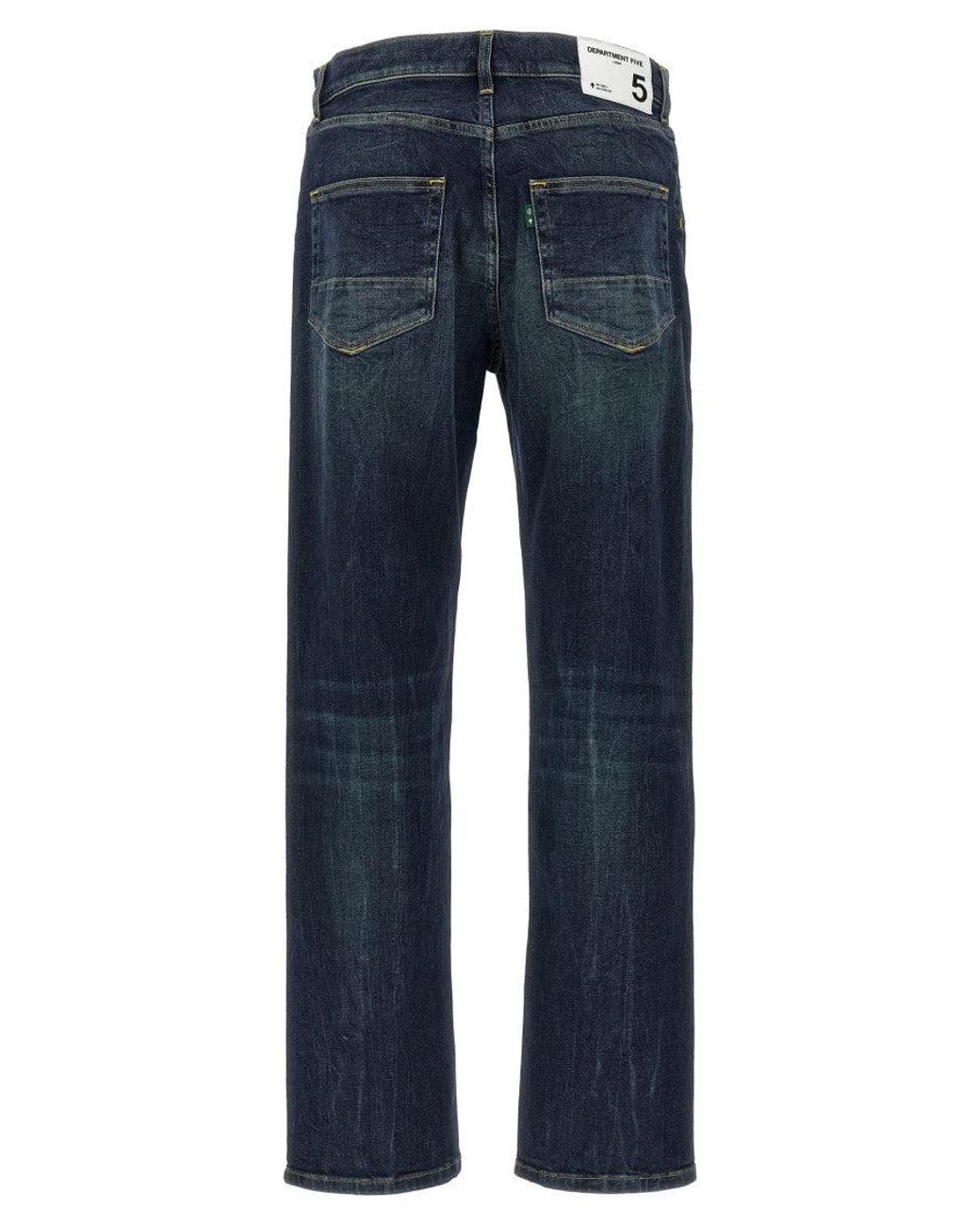 Department 5 Blue Bowl Jeans for men