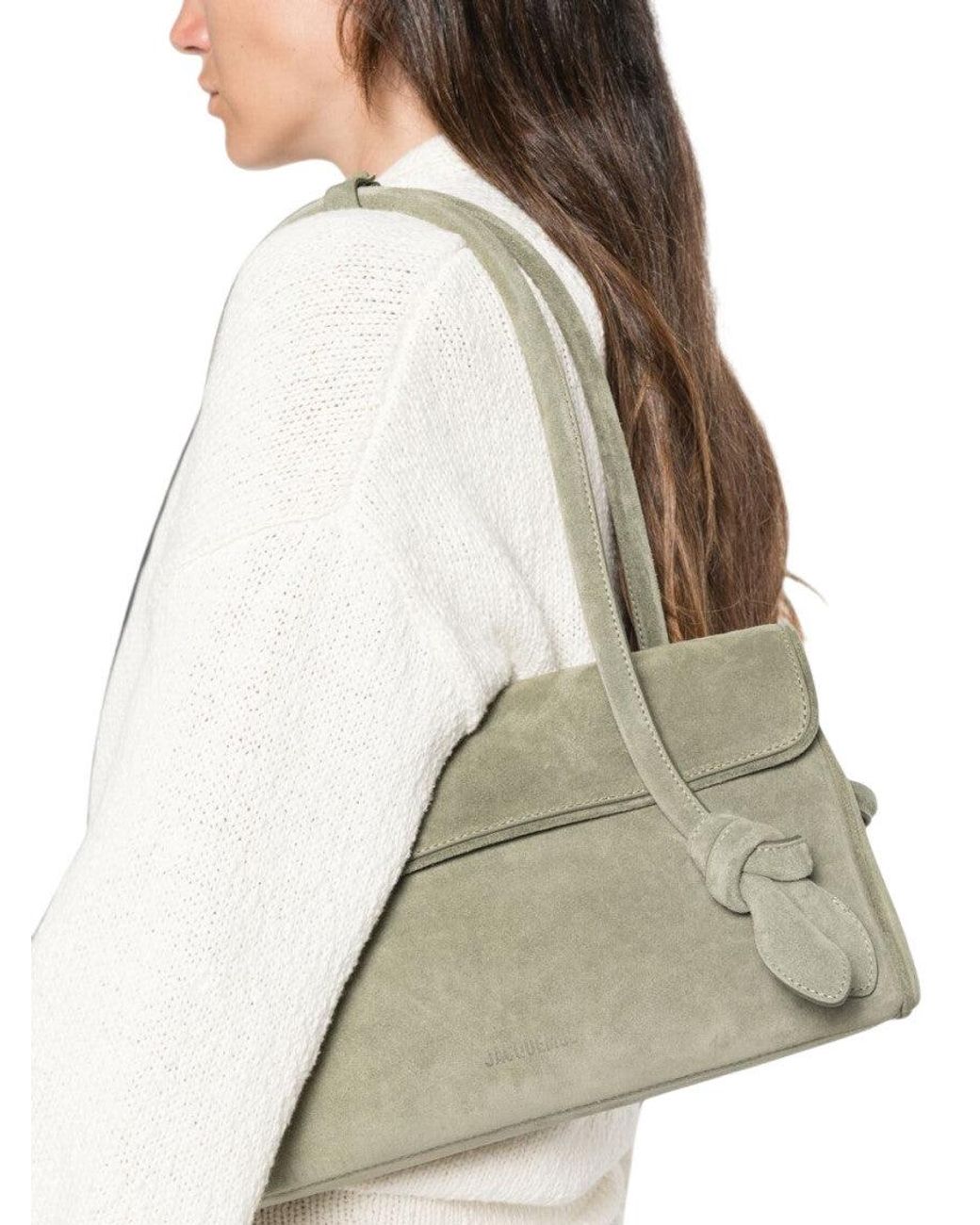 Jacquemus Green Khaki Turismo Large Shoulder Bag