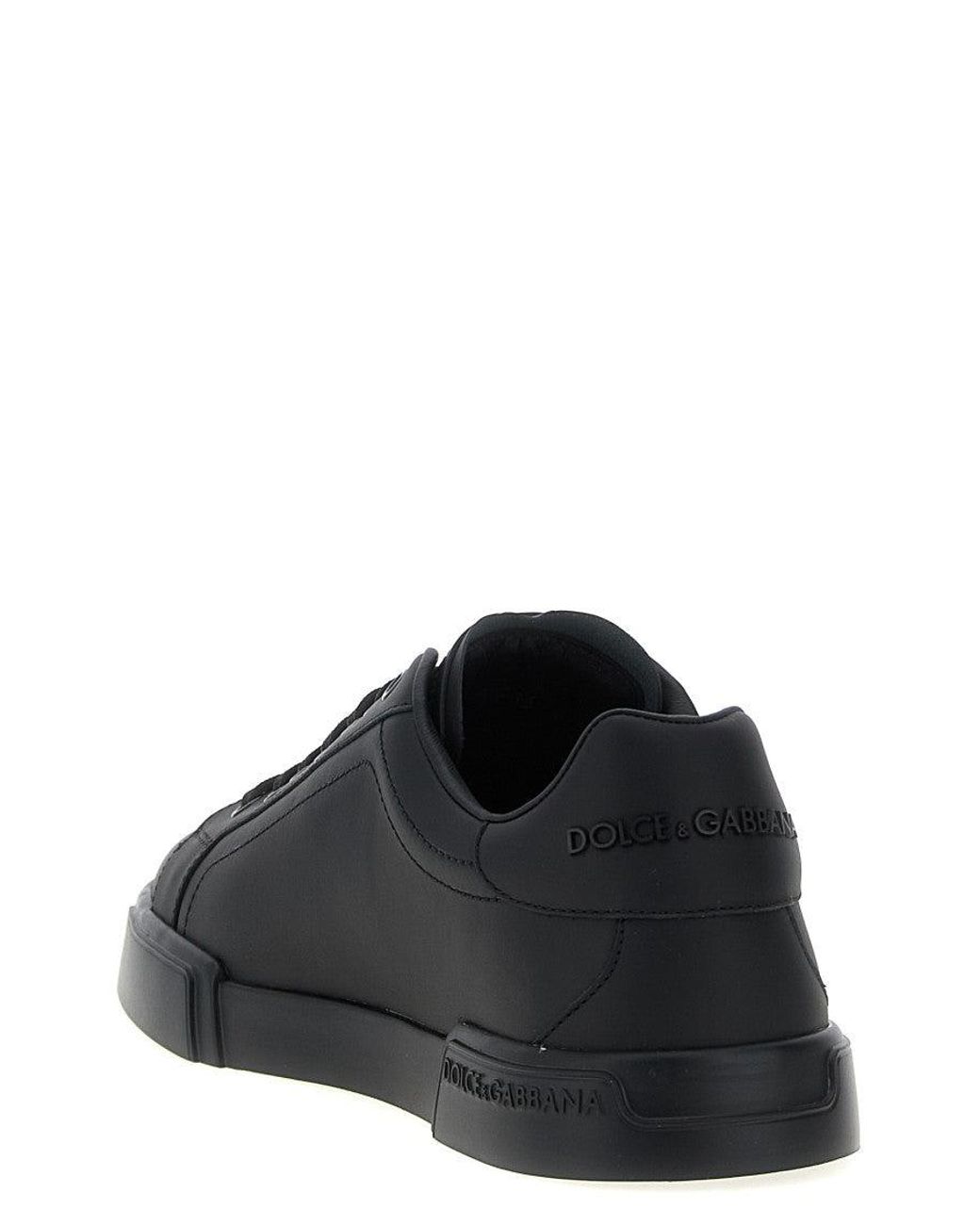 Dolce & Gabbana Black Dolce & Gabbana Portofino Sneakers for men