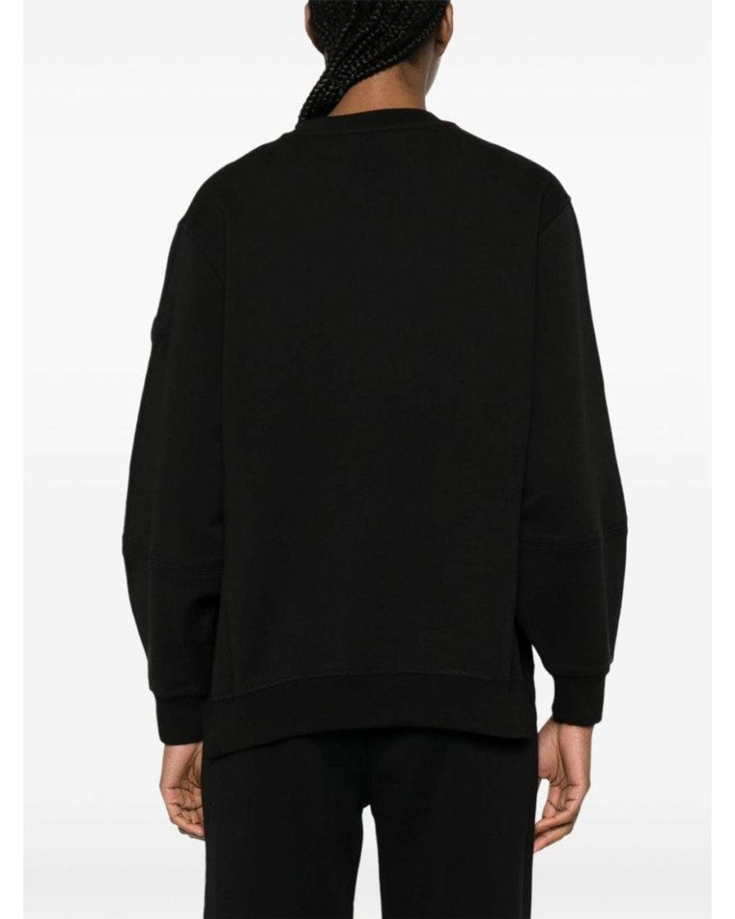 Moncler Black Logo Cotton Sweatshirt