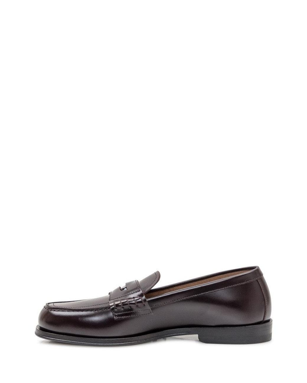 DSquared² White Leather Loafers