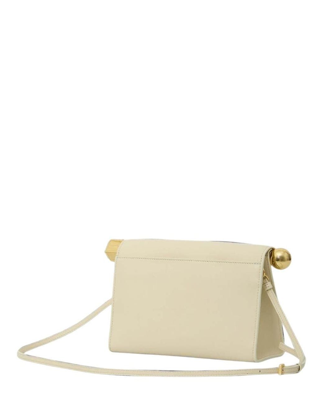 Jacquemus Natural Light Ivory Rond Carre Clutch